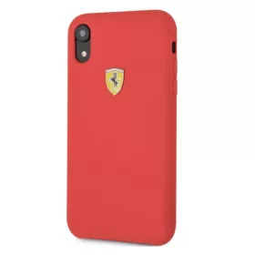 Ferrari SF iPhone XR rote Silikon-Rückseite