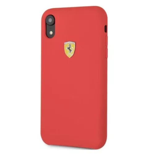 Ferrari SF iPhone XR rote Silikon-Rückseite