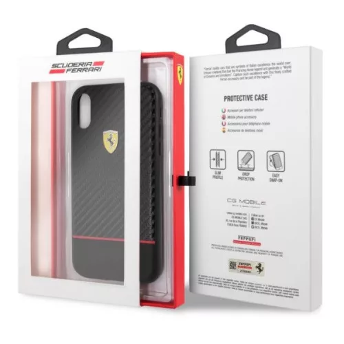 Ferrari On Track Racing Shield iPhone XR Gummirückseite