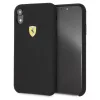 Ferrari SF iPhone XR schwarze Silikon-Rückseite