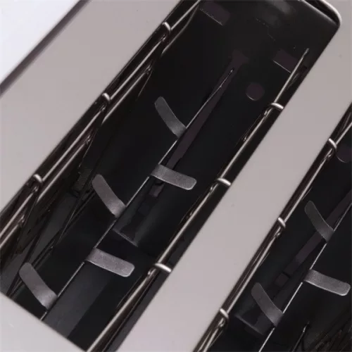 TOO TO-500-W 840W weißer 2-Scheiben-Toaster mit Brötchenwärmer