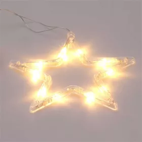   Iris Csillag alakú 18x18cm/meleg fehér LED-es tapadókorongos fénydekoráció