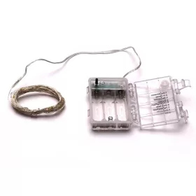   Iris Fix fényű 5m/meleg fehér/50db LED-es fényfüzér, fénydekoráció