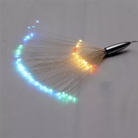   Tűzijáték stílusú fix fényű IPX3 szabványos/több színű/120db LED-es/napelemes fényfüzér, fénydekoráció