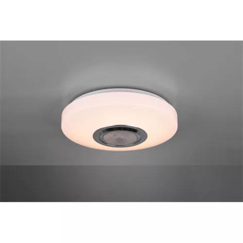 TRIO R69021101 Maia 33cm átmérő mennyezeti lámpa, BT hangszóróval, távirányítóval