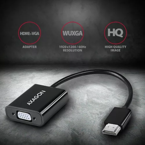 Adaptér Axagon RVH-VGAN HDMI - VGA + audio výstup