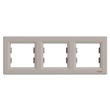 Schneider EPH5800369 ASFORA vízszintes bronz hármas keret