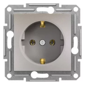   Schneider EPH2900169 ASFORA csavaros/bronz 2P+F csatlakozóaljzat