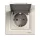 Schneider EPH3100123 ASFORA csapfedeles/csavaros/kerettel/bézs 2P+F csatlakozóaljzat