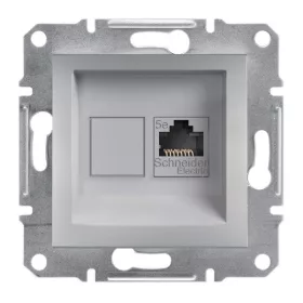   Schneider EPH4300161 ASFORA alumínium 1xRJ45 Cat5e UTP aljzat