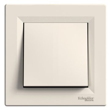   Schneider EPH0200123 ASFORA rugós bekötésű bézs kétpólusú kapcsoló