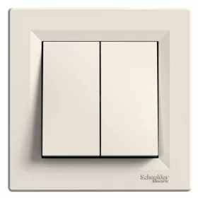   Schneider EPH0300123 ASFORA rugós bekötésű bézs csillárkapcsoló