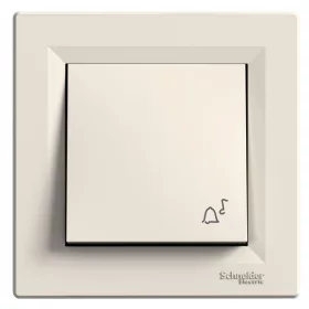   Schneider EPH0800123 ASFORA csengőjel/rugós bekötésű/bézs egypólusú nyomó