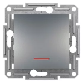   Schneider EPH1600162 ASFORA jelzőfényes/rugós bekötés/acél egypólusú nyomó