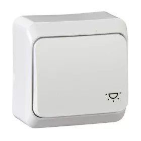   Schneider WDE001013 PRIMA lámpajellel/10A fehér egypólusú nyomó