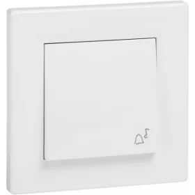   Schneider EPH0800221 ASFORA Türklingel - IP44 weißer einpoliger Druckknopf