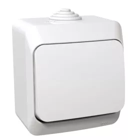 Schneider WDE000560 CEDAR PLUS IP44 weißer Kippschalter