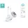 Devia ST326905 Devia Smart dual port Lightning car charger 3,1A - autós töltő 2xUSB + Lightning kábel