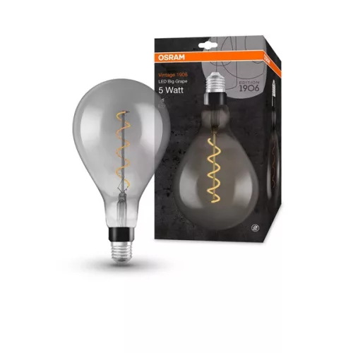 LED žiarovka Osram Vintage s čírym skleneným tienidlom/5W/110lm/1800K/E27