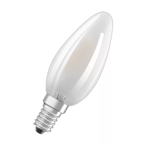 LED sviečková žiarovka Osram Base s matným skleneným tienidlom/4W/470lm/2700K/E14 3 ks