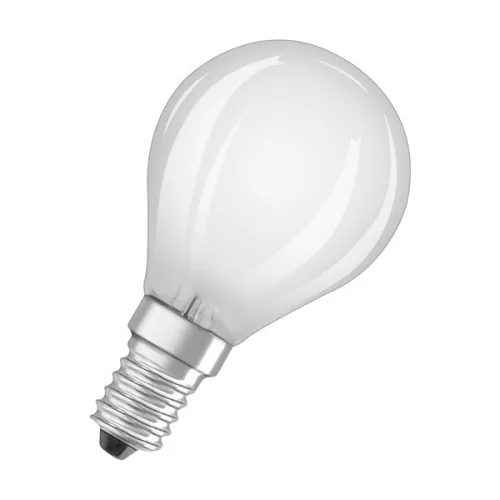 Tienidlo Osram Base s matným sklom/4W/470lm/2700K/E14 LED malá guľová žiarovka 3 ks