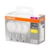 Tienidlo Osram Base s matným sklom/4W/470lm/2700K/E14 LED malá guľová žiarovka 3 ks