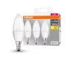 Osram matné plastové tienidlo/5W/470lm/2700K/E14/v krabičke LED sviečková žiarovka 3 ks