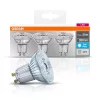 LED žiarovka Osram PAR16 s päticou, plastové puzdro/4,3 W/350 lm/4000 K/GU10/v krabičke, 3 ks