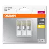 LED žiarovka Osram Base s plastovým krytom/2,6 W/320 lm/2700 K/G9, 3 ks