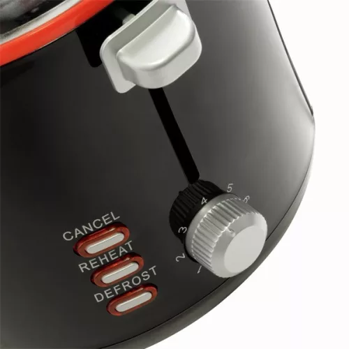 TOO TO-343-BR 850W schwarzer 2-Scheiben-Toaster
