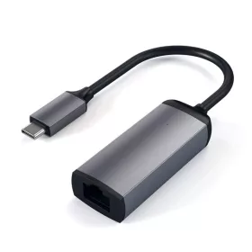 Adaptér Satechi ST-TCENM Type-C/RJ45, vesmírne sivý
