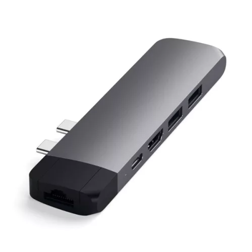 Satechi ST-TCPHEM hliníkový PRO Type-C 4K HDMI rozbočovač, vesmírne sivý