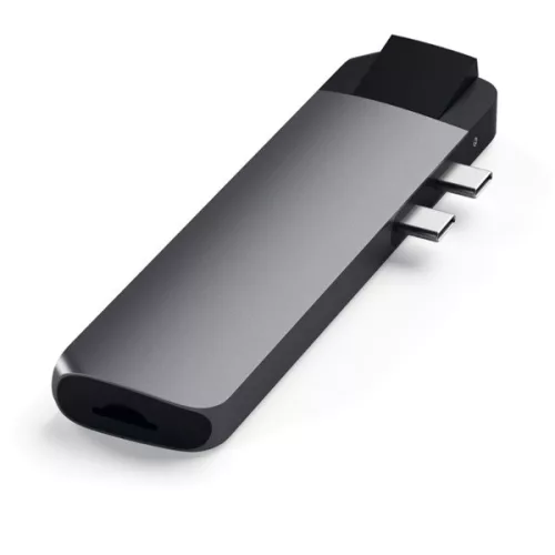 Satechi ST-TCPHEM hliníkový PRO Type-C 4K HDMI rozbočovač, vesmírne sivý