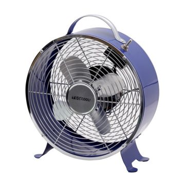 TOO FAND-20-500-BL asztali ventilátor, design, kék, 20cm