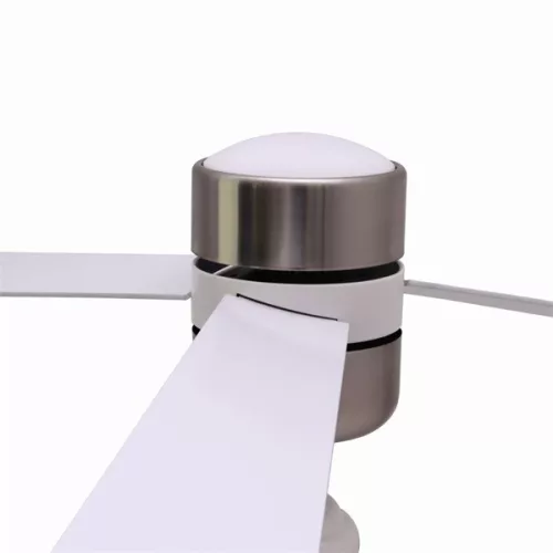 TOO FANC-120-333-W fali kapcsolós mennyezeti ventilátor LED világítással, 120 cm