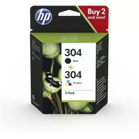 HP 3JB05AE (304) pakiranje crnih i trobojnih tinti