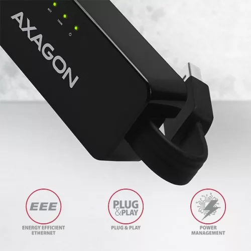 Axagon ADE-XR USB 2.0 - adaptér pre rýchly ethernet