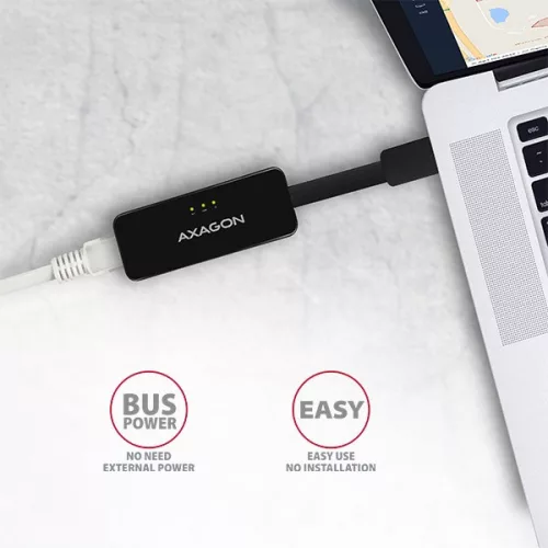 Axagon ADE-XR USB 2.0 - adaptér pre rýchly ethernet