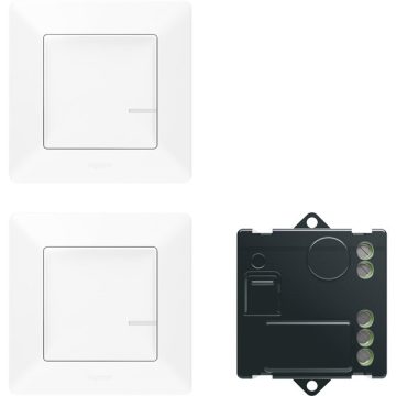   Legrand 752150 Valena Life Netatmo fehér Párosított szett: 2 vezeték nélküli kapcsoló + mikromodul