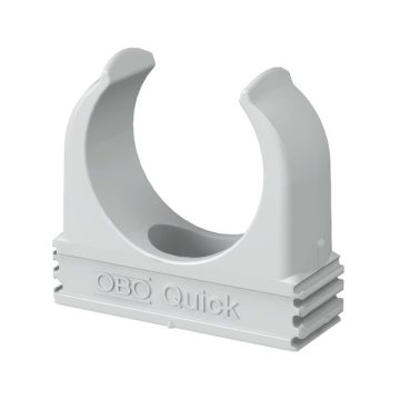   OBO 2955 M32 50db/csomag világosszürke quick rögzítőbilincs