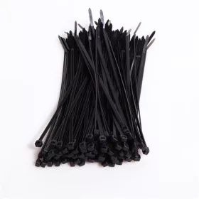   Iris Electric 100 db fekete 370x3,6mm kábelkötegelő, gyorskötöző, kötegelő, UV álló
