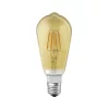 Ledvance Smart+ BT FIL edison fényforrás,DIM,6W 2700K E27 okostelefonnal,alkalmazással vezérelhető intelligens fényf.