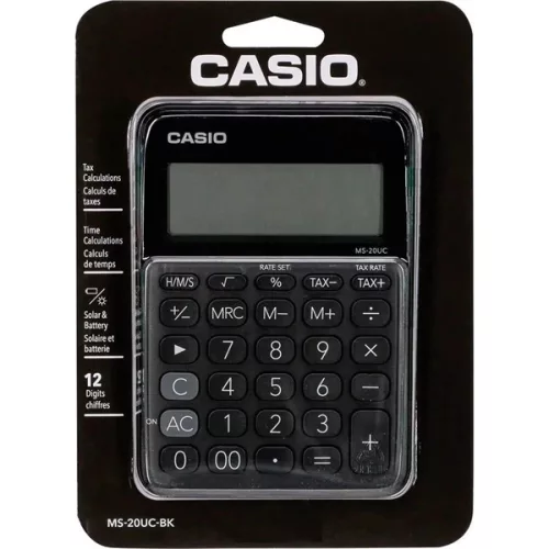 Casio MS-20UC-BK asztali számológép