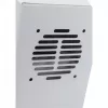 Stalflex CR19-2U-130-W 19" 2U 130 mm mély fehér fém ajtós fém szekrény