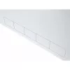 Stalflex CR19-2U-130-W 19" 2U 130 mm mély fehér fém ajtós fém szekrény