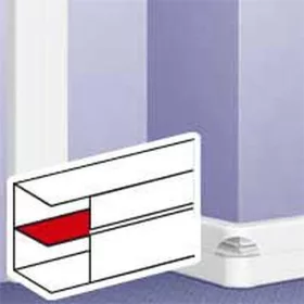   Legrand 010472 DLP 50 mm magas fedéltartóval válaszfal 2m/db