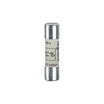   Legrand 013306 Lexic 6A gG 10 x38 kiolvadás jelző nélkül hengeres olvadóbiztosító