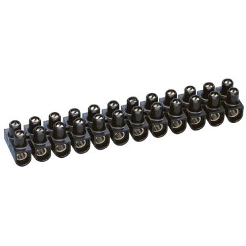   Legrand 034217 Nylbloc 16mm2 12 részes fekete max76A sorkapocs