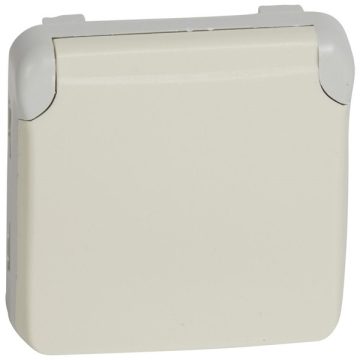   Legrand 069639 Plexo 55 csapófedéllel csavaros fehér 2P+F aljzat