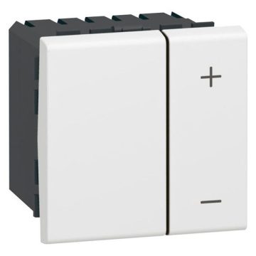   Legrand 078407 Program Mosaic 2 vezetékes 400W 2 modulos fehér univerzális fényerőszabályzó